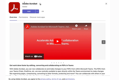 Adobe i Teams
