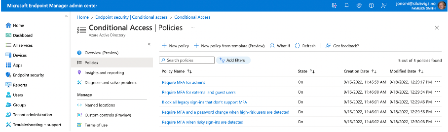 Conditional access