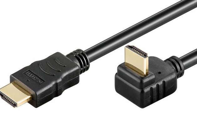 HDMI med vinklet kontakt fra MicroConnect