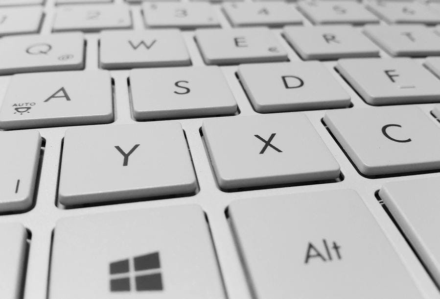 Bilde av et tastatur